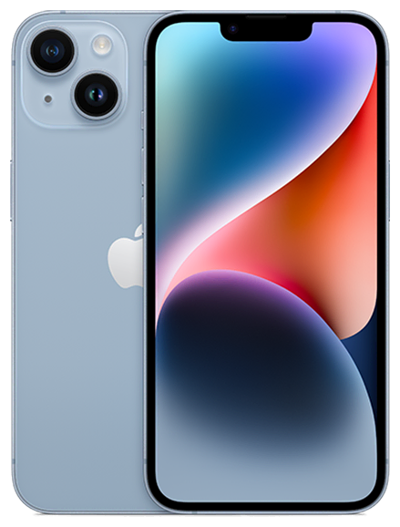Apple iPhone 14 in Blue