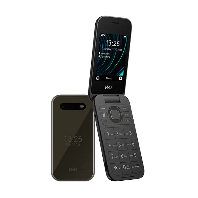 HMD 2660 Flip in Cosy Black
