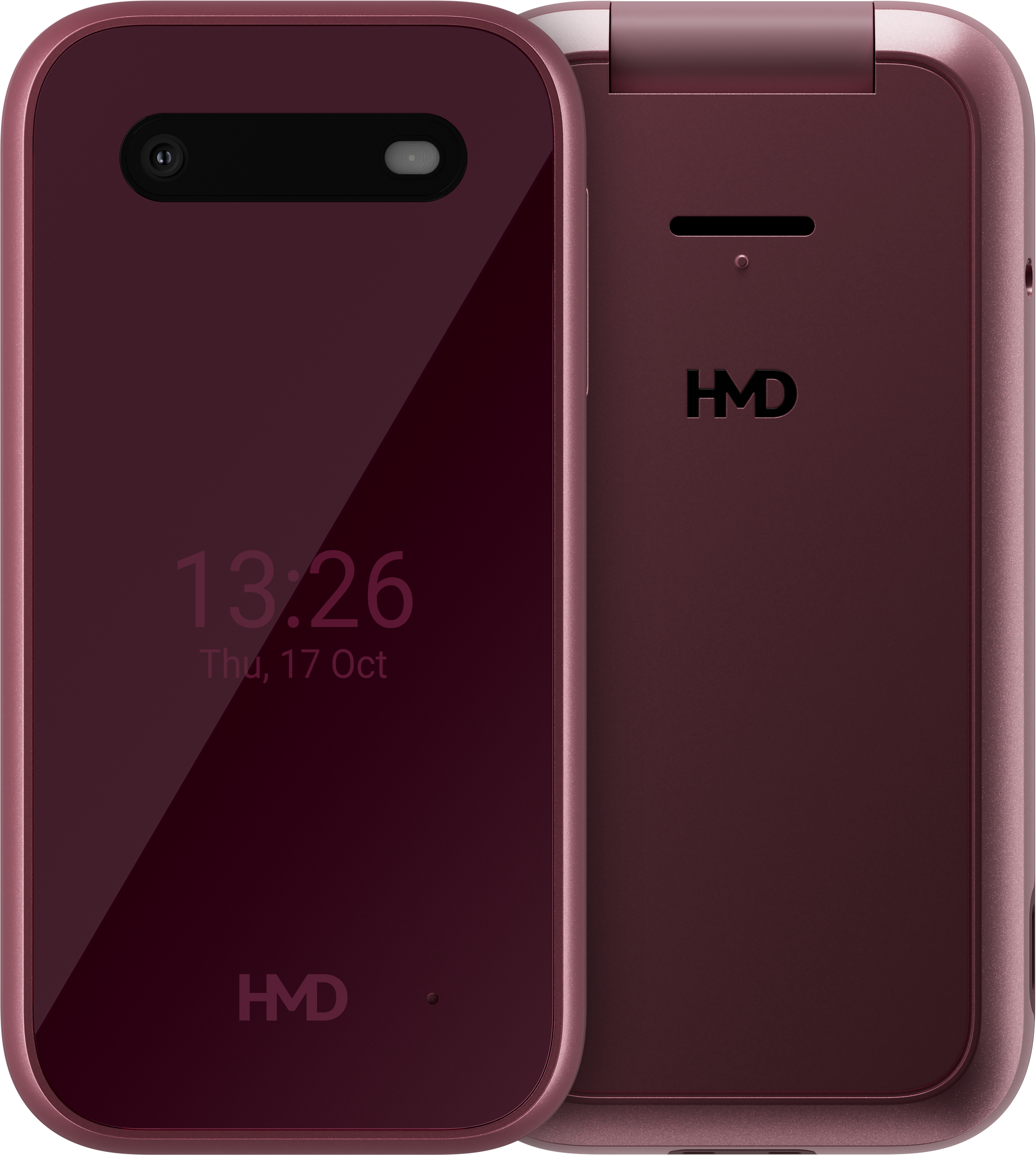 HMD 2660 Flip in Raspberry Red