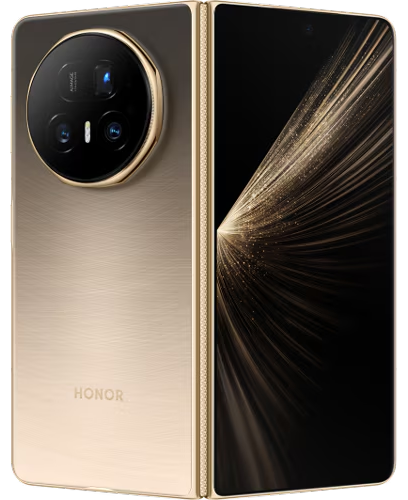 Honor Magic V5 in Dawn Gold