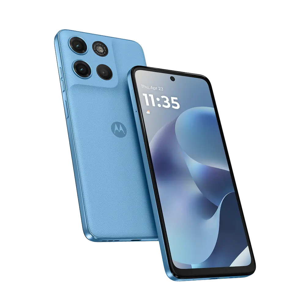 Motorola G17 in PANTONE Alaskan Blue