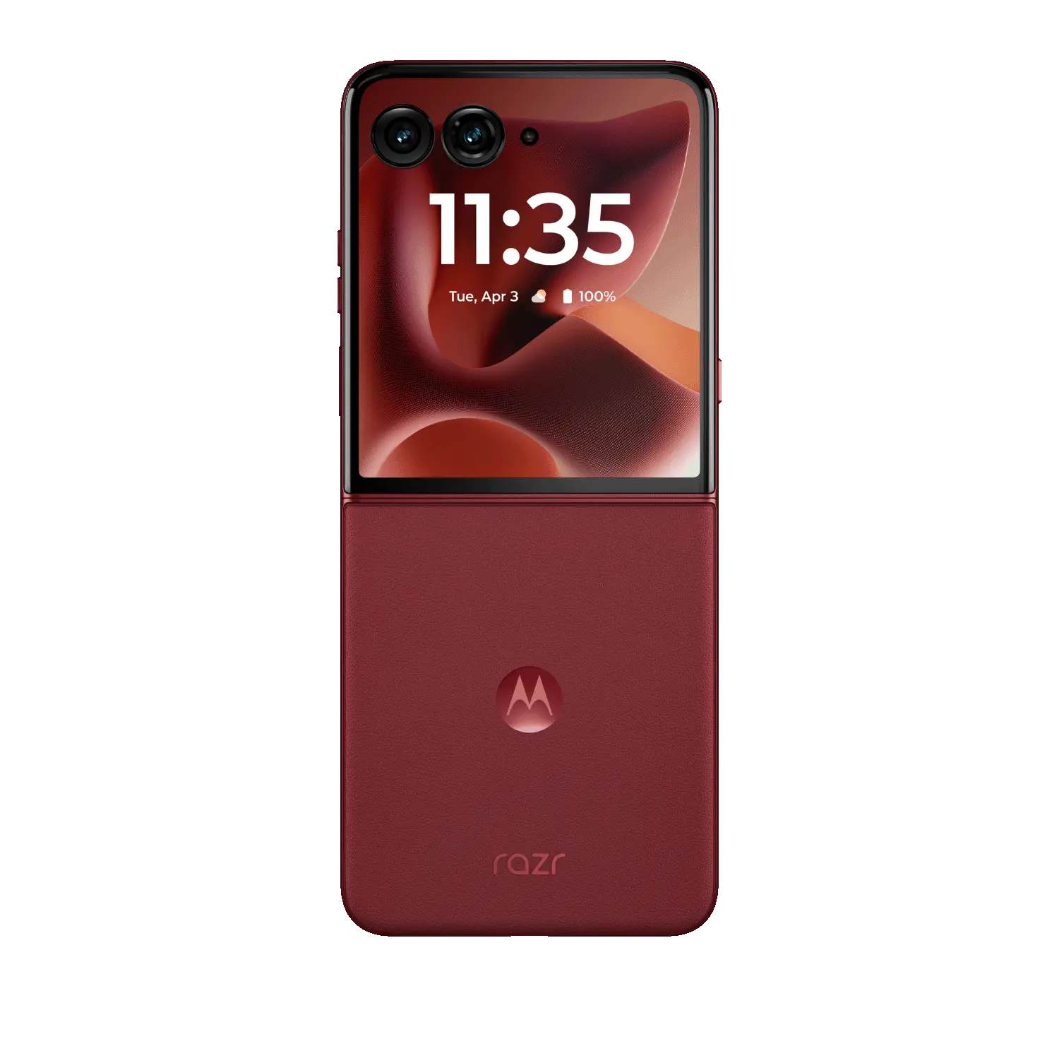 Motorola Razr 60 Ultra in Pantone Rio Red