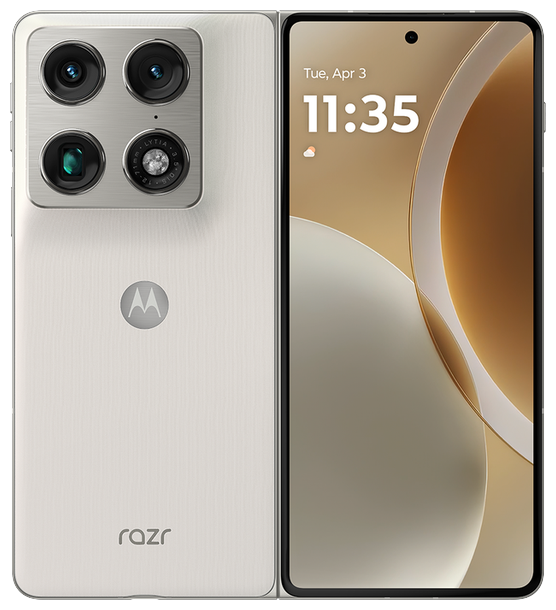 Motorola Razr Fold in Lily White