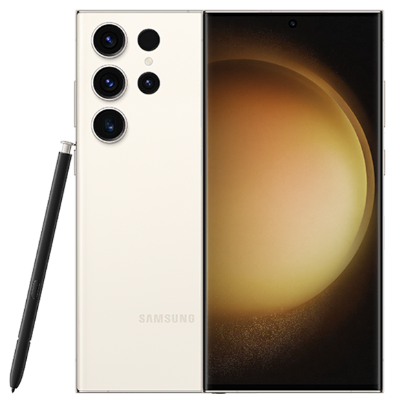 Samsung Galaxy S23 Ultra in Cream