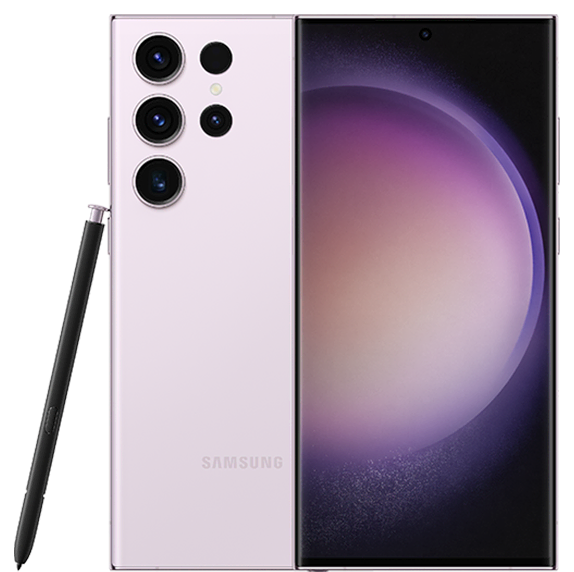 Samsung Galaxy S23 Ultra in Lavender