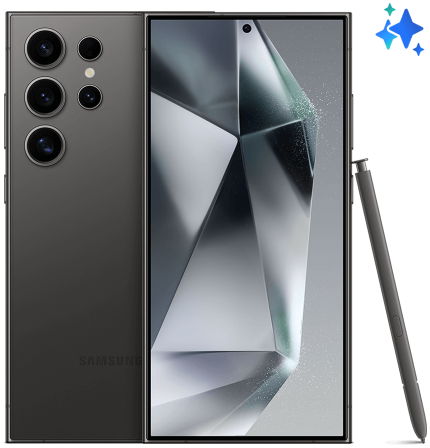 Samsung Galaxy S24 Ultra in Titanium Black
