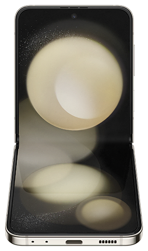 Samsung Galaxy Z Flip5 in Cream
