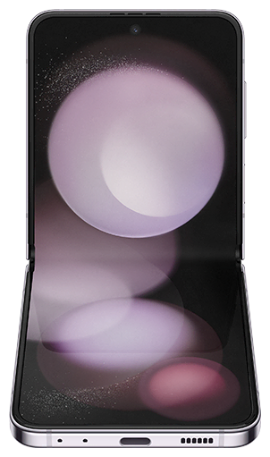 Samsung Galaxy Z Flip5 in Lavender