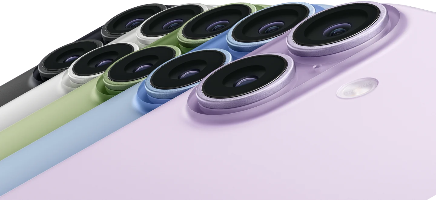 Close view of the Apple iPhone 17 dual rear cameras