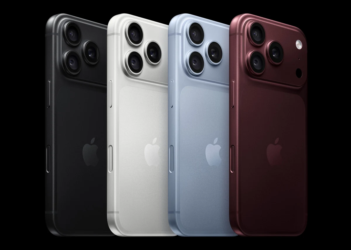 The iPhone 18 Pro family in Black, Silver, Glacier and Burgundy