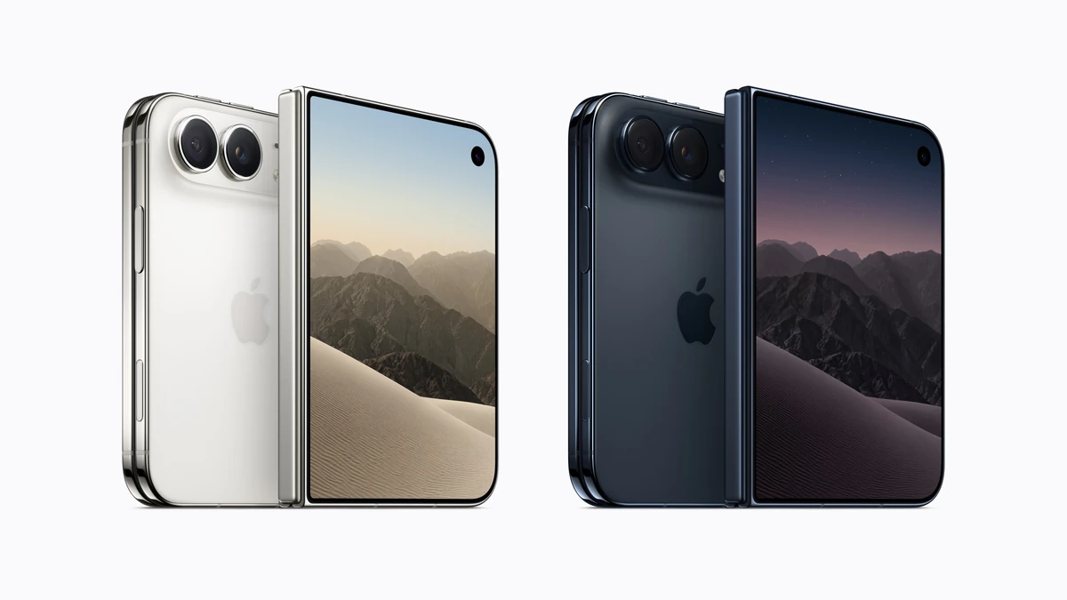 iPhone Duo in Star White and Night Sky, with complete front and rear views